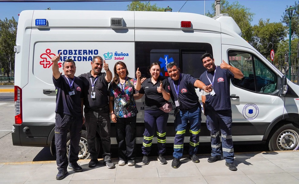 Cuatro nuevas ambulancias se suman a los servicios de salud de Ñuñoa